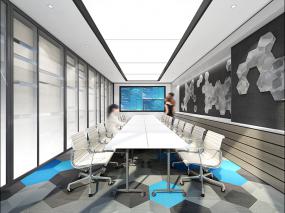 1200平方米办公室装修图片