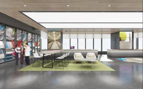 1200多平办公室装修效果图大全