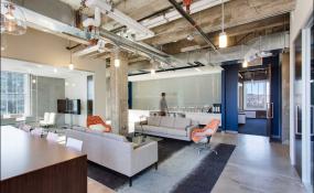 1100多平办公室装修效果图大全