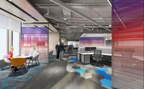 1300平办公室装修效果图