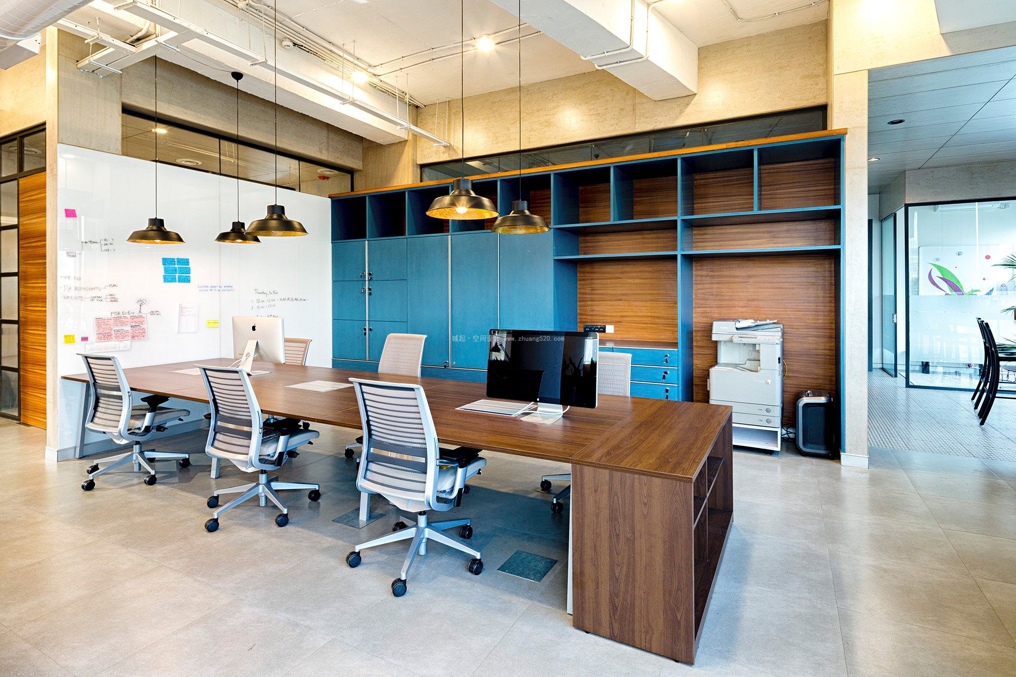 600平办公室办装修图片