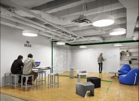 1000平办公室办装修图片