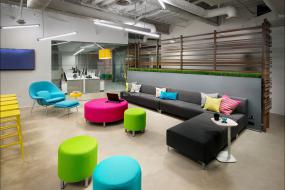 500平办公室装修装潢效果图