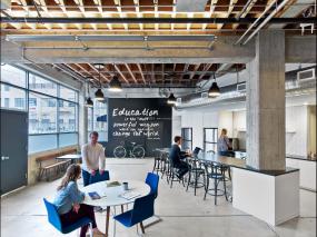 1000平办公室装修实物图片