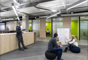 600平办公室装修实景图图片大全