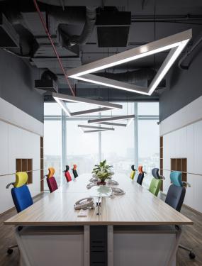 500平办公室装饰效果图大全