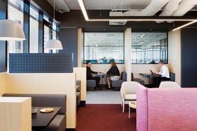 游戏公司办公室室内外装修效果图大全