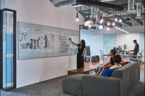 游戏公司办公室最新室内装修效果图片大全