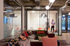 外国公司办公室设计室内装饰效果图片