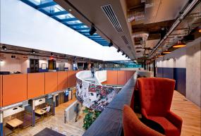 外国公司办公室设计室内装修实景图片