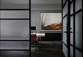 投资公司办公室最新室内装修设计效果图片2018