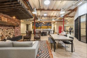 外国公司办公室室内装饰设计效果图2018图片