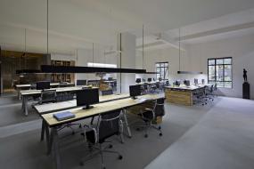 设计公司办公室设计室内效果图