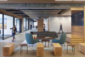 投资公司办公室装饰设计室内效果图