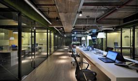 最新设计公司办公室设计装饰效果图