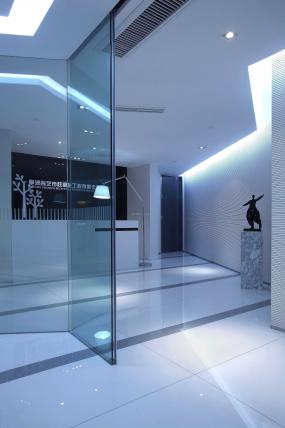 传媒文化公司办公室室内装修设计效果图