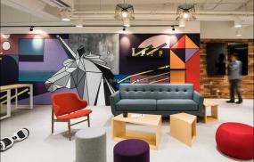 传媒文化公司办公室装潢设计图