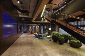 机械公司办公室最新室内装修图