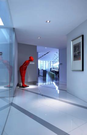 传媒文化公司办公室室内装修效果图