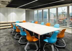 传媒文化公司办公室设计装饰效果图片