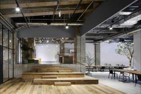 传媒文化公司办公室装饰设计图