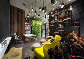 机械公司办公室室内装饰设计效果图图片