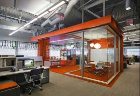 体育运动公司办公室室内装饰设计效果图片