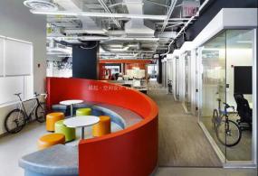 体育运动公司办公室室内装饰设计效果图2018图片