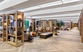 专业房地产公司办公室室内装修整体效果图大全