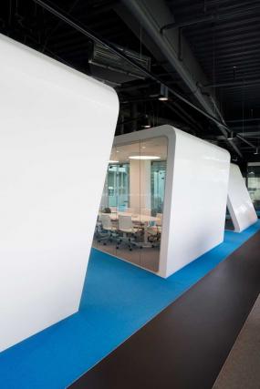 体育运动公司办公室装潢设计图片