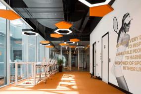 体育运动公司办公室装修设计效果图大全