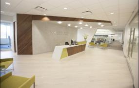 办公室前台天花装修效果图