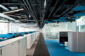 体育运动公司办公室精装修设计图片