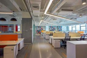 专业体育运动公司办公室室内装修整体效果图大全