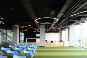 体育运动公司办公室设计装修效果图