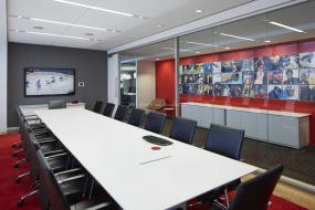 体育运动公司办公室室内装修设计效果图