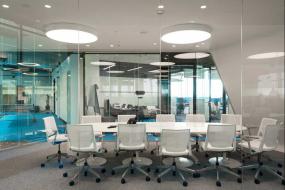 体育运动公司办公室设计效果图