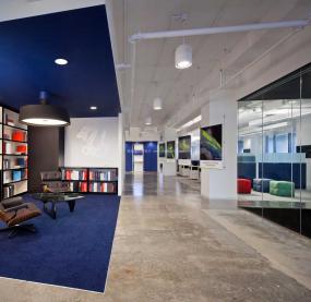 工业公司办公室装修效果图