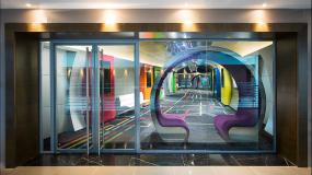 通信公司办公室装修实景图图片