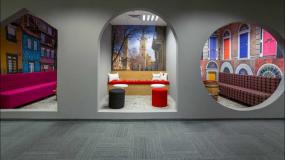 通信公司办公室最新室内装修实景图