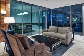 通信公司办公室最新室内装修设计效果图图片