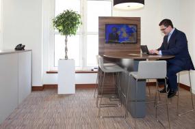 高端通信公司办公室装修效果图