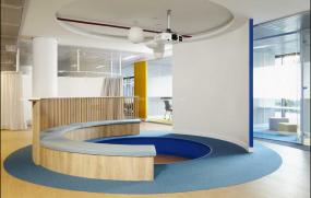 工业公司办公室装修实景图片