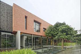 通信公司办公室室内装饰设计效果图2018图片