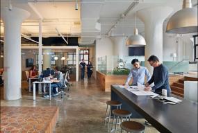 高档通信公司办公室装修图片大全