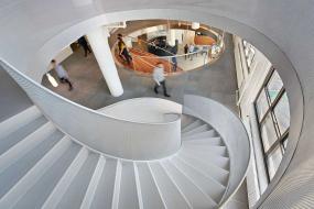 通信公司办公室装饰室内效果图