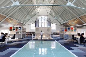 通信公司办公室室内装修效果图大全