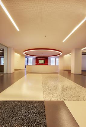 设计感公司前台背景墙效果图片