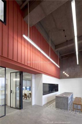 软件公司办公室内装饰设计图片