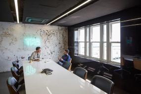 通信公司办公室装潢设计图片